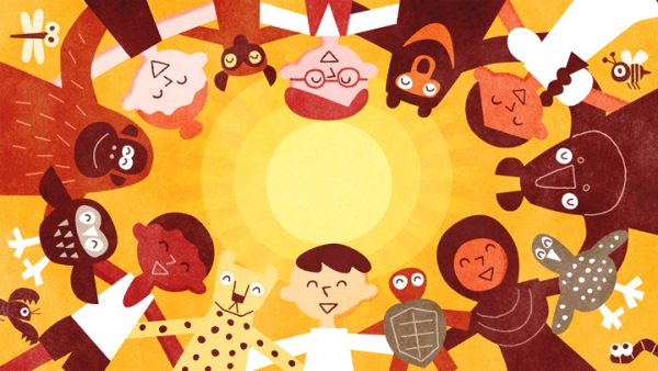 Ладошку к солнцу