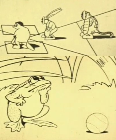 Наш бейсбольный матч