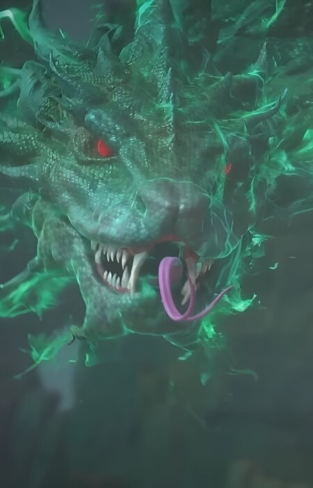 Древний небесный демон-питон