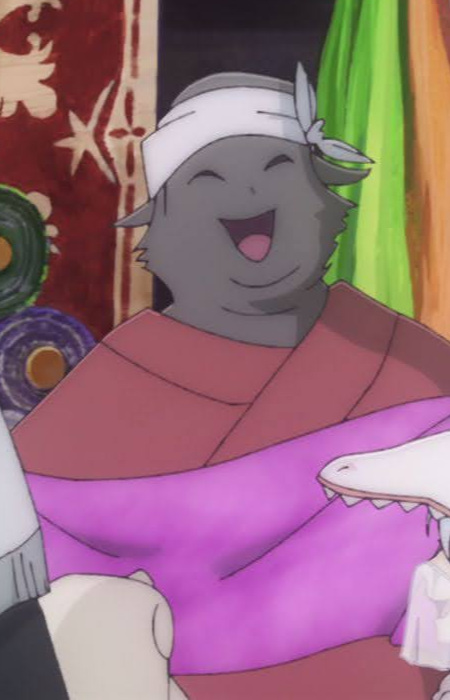 Продавец окрашенных товаров