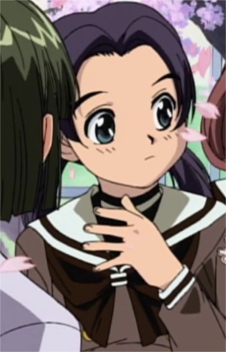 Синеволосая девушка