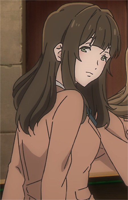 Ученица с тёмными волосами