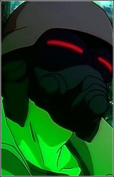 Человек в противогазе