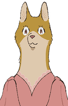 Девушка японского волка