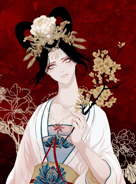 Элегия пиона: Цветок инея