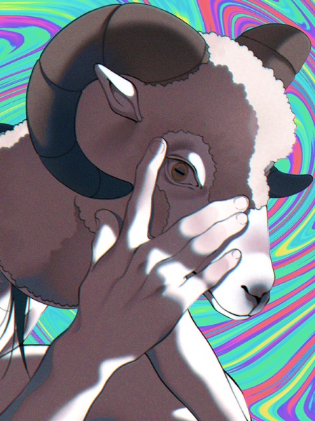 Маска овечки